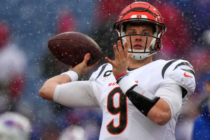 Bengals quarterback Joe Burrow leads Cincinnati back to the AFC championship against the Chiefs.